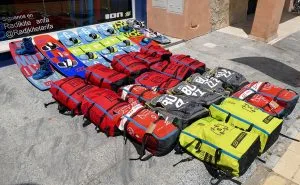 Equipamiento curso kitesurf